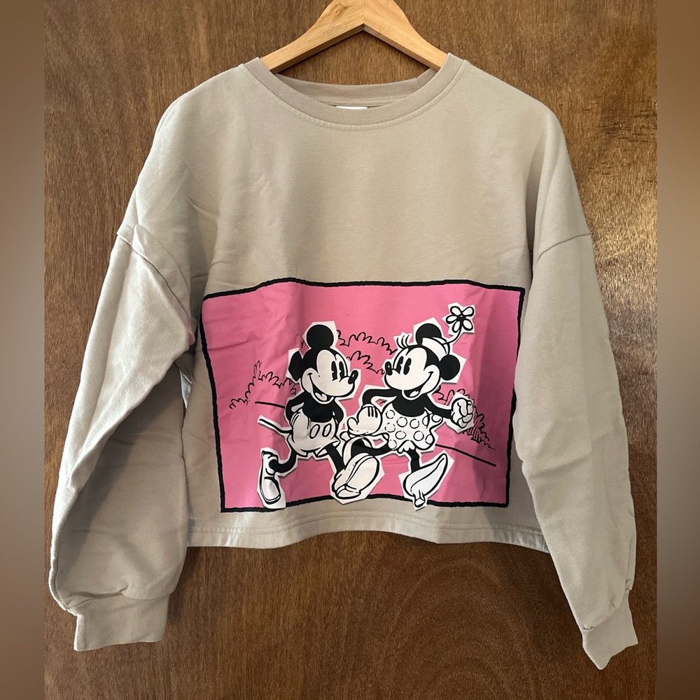 Casual Pink Graphic Pullover Sweatshirt for Women